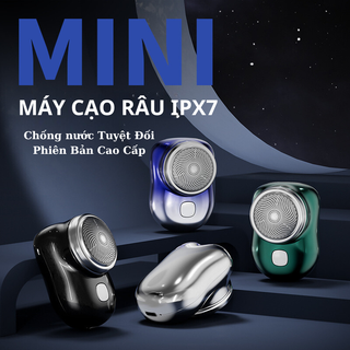 Máy Cạo Râu Mini Chống Nước IPX7 Sạc USB Siêu Nhanh Nhỏ Gọn Tiện Lợi