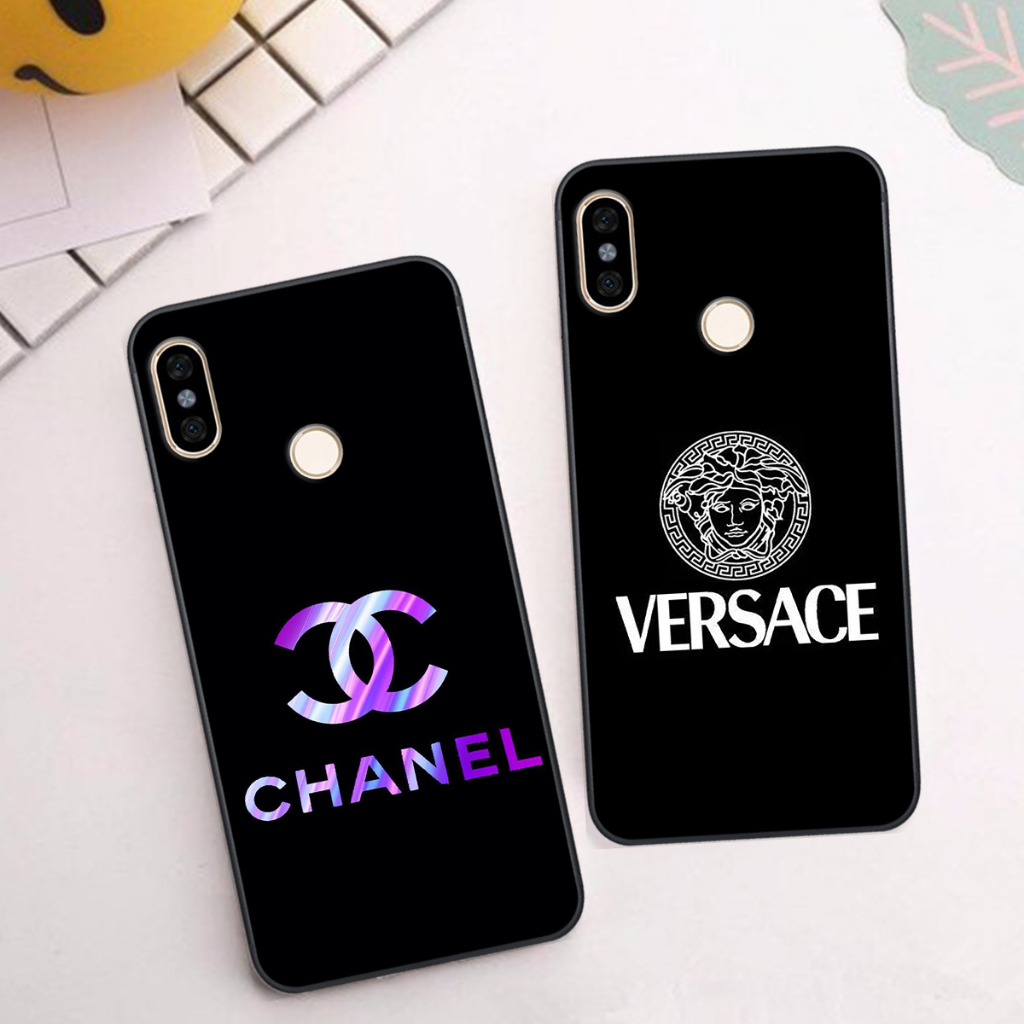 Ốp Xiaomi Mi A2 in logo các thương hiệu nổi tiếng siêu sang, siêu cá tính