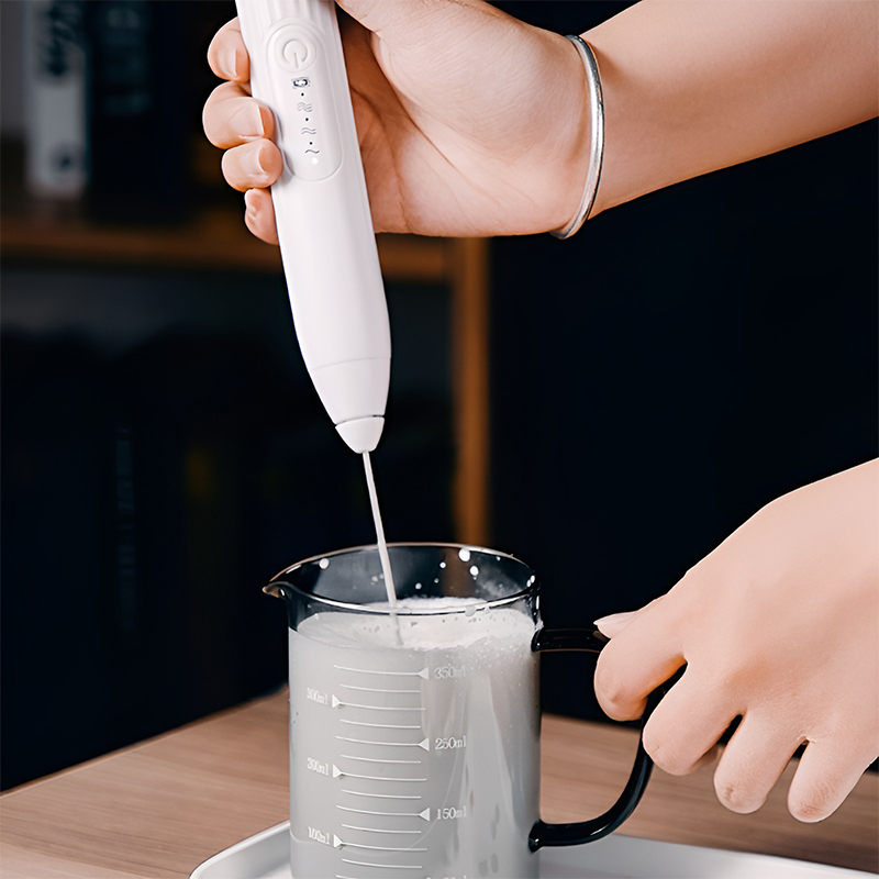 Máy Đánh Trứng Sữa Tạo Bọt Cafe Cầm Tay Mini Pin Sạc Cao Cấp MIFAN 2023 - Nhựa ABS, thép không gỉ - Hàng Chính Hãng