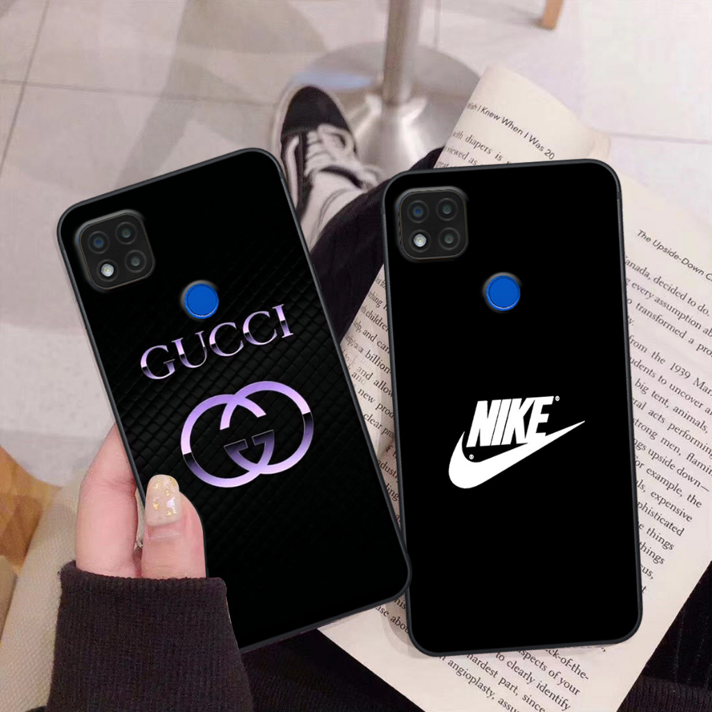 Ốp Xiaomi Redmi 9C in logo các thương hiệu nổi tiếng siêu sang, siêu cá tính