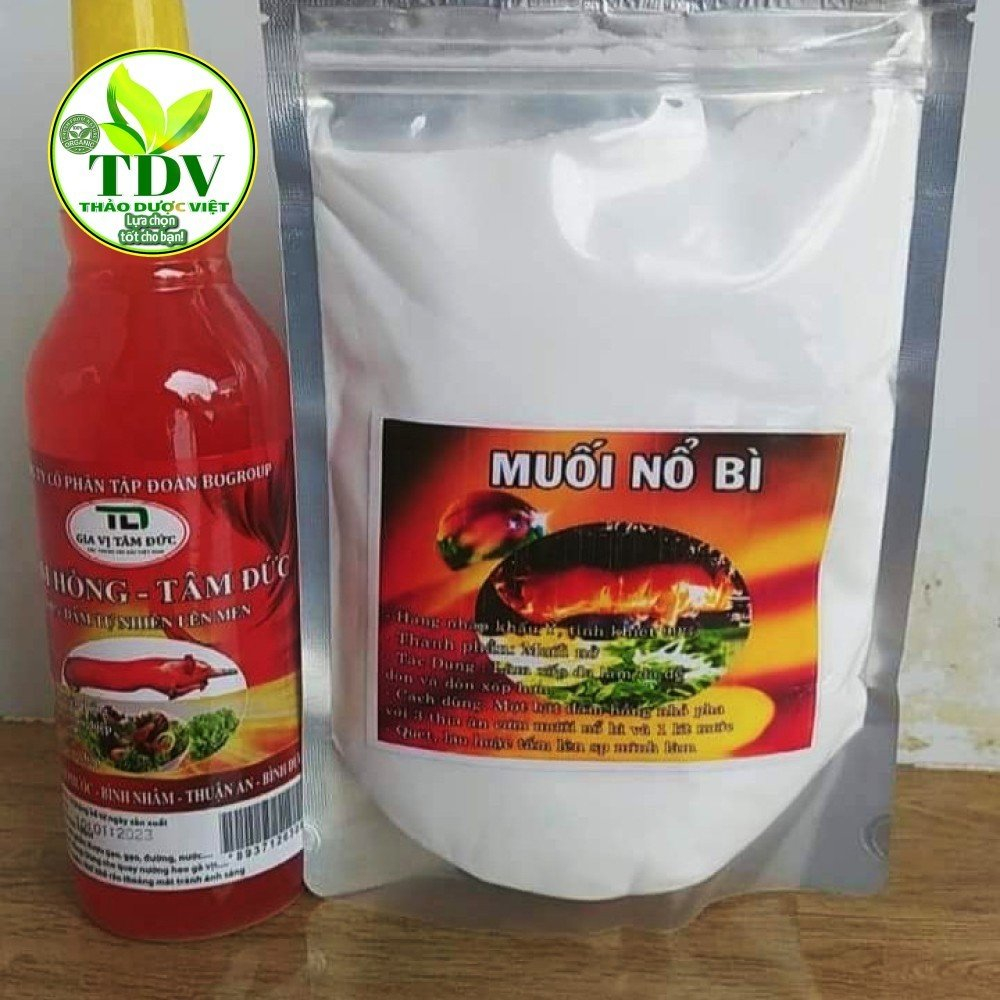 500g Muối nổ bì giúp da dòn tan, giữ độ dòn 24h