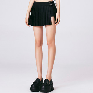 Váy xếp ly, xẻ cao Mangata (Pleated Skirt)