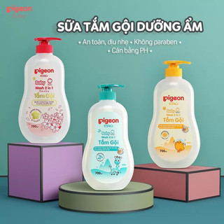 Sữa Tắm Gội Dịu Nhẹ Pigeon 200ml/700ml