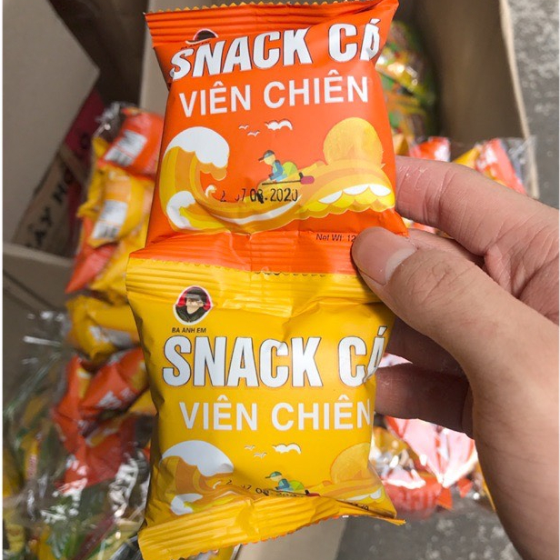 Snack Cá Viên Chiên Ba Anh Em Siêu Ngon Siêu Giòn Tiệm Ăn Vặt Mẹ Bống