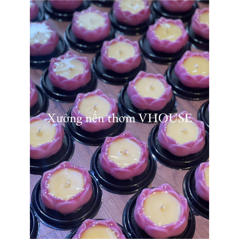 Nến sáp hoa sen 150gram