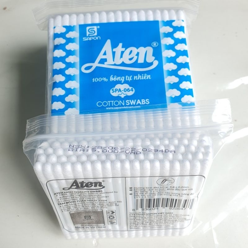 Gói tăm bông y tế loại gói to cho người lớn