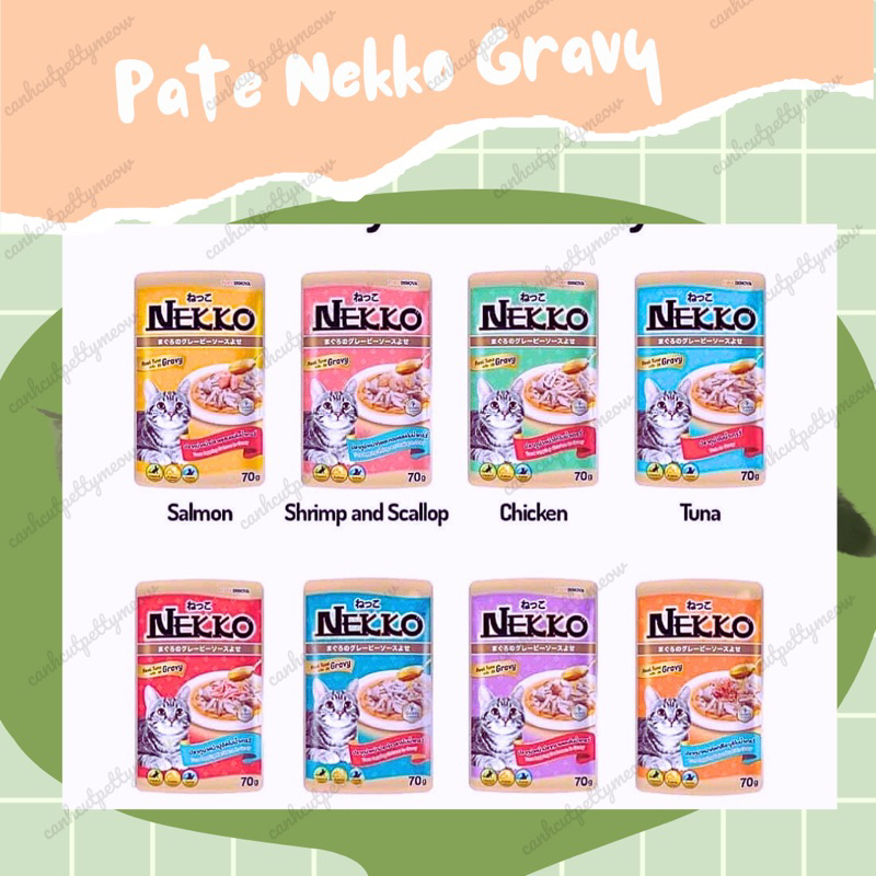 PATE NEKKO GRAVY  THƠM NGON, BỔ DƯỠNG