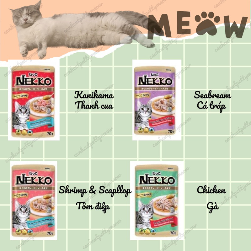 PATE NEKKO GRAVY  THƠM NGON, BỔ DƯỠNG