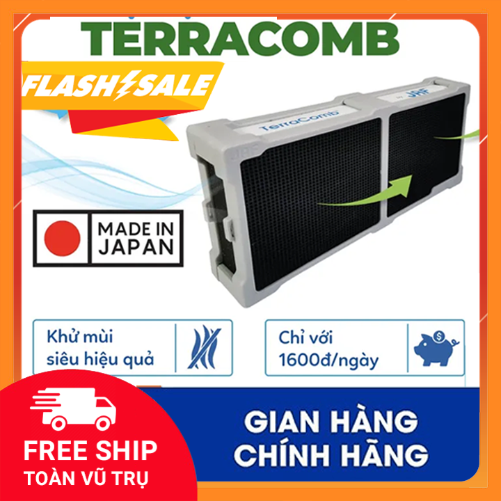 Khử Sạch Mùi Thú Cưng/Mùi Thuốc Lá/ Phòng Em Bé/ Mùi Nước Tiểu/Phòng Thể Dục - Terracomb Carbon Hoạt Tính Gốm Nhật Bản