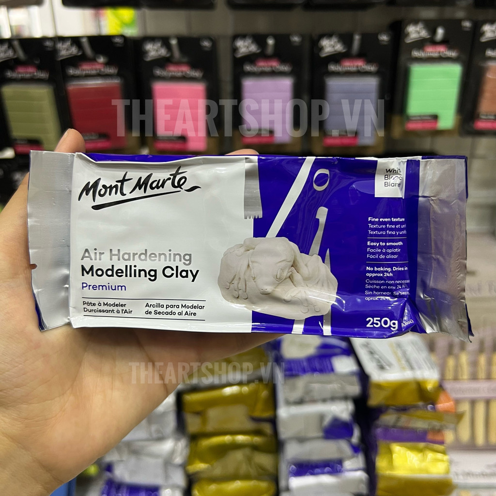 Đất sét tự khô và dụng cụ điêu khắc Mont Marte THEARTSHOP