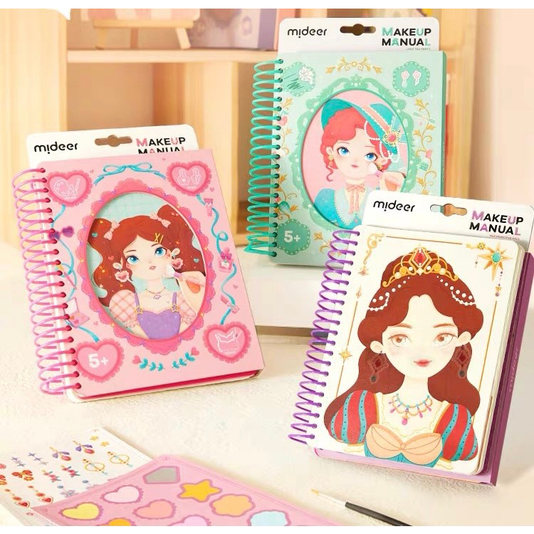 Sổ Tay Hướng Dẫn Trang điểm  Mideer Makeup Manual  Cho Bé