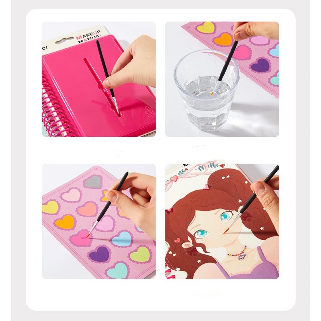 Sổ Tay Hướng Dẫn Trang điểm  Mideer Makeup Manual  Cho Bé