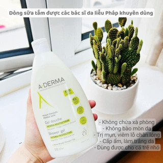 [Hà Hàng Đức] Sữa tắm A-Derma Eco Hydra-Protective 500ml