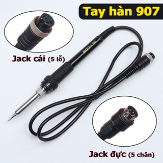 Tay hàn 907 Jack đực Jack cái dùng thay cho tay trạm hàn Hakko 936