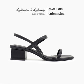 Dép sandal nữ Cross Buckled đi biển quai chéo đế dày bánh mì thời trang bAimée & bAmor - MS1589