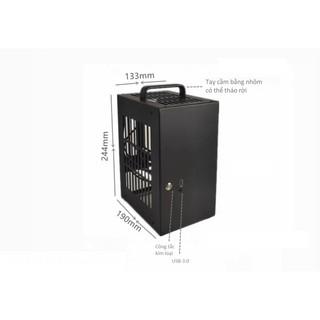[ITX Gear] - Case ITX D20 (D19Pro) kèm phụ kiện