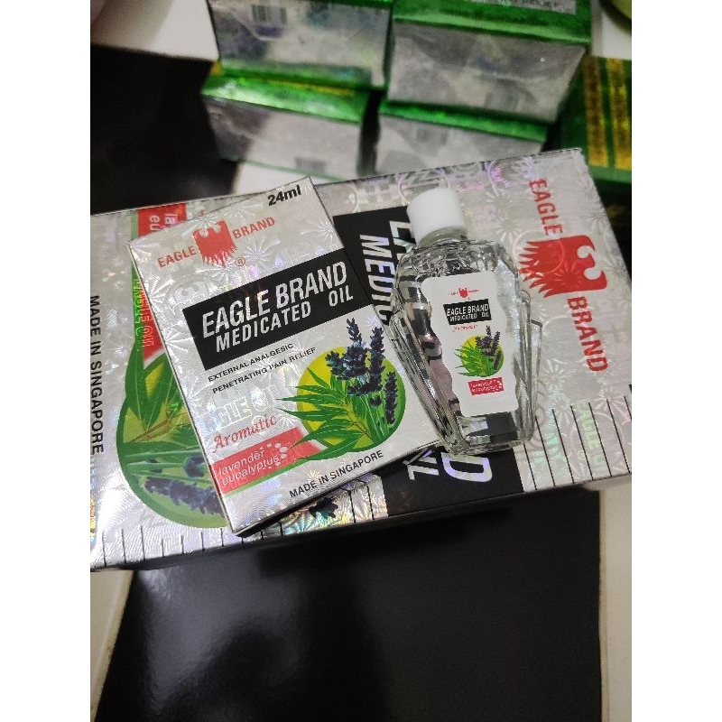 DẦU GIÓ CON Ó MỸ  2 NẮP 24ML - EAGLE BRAND - made in Singapore