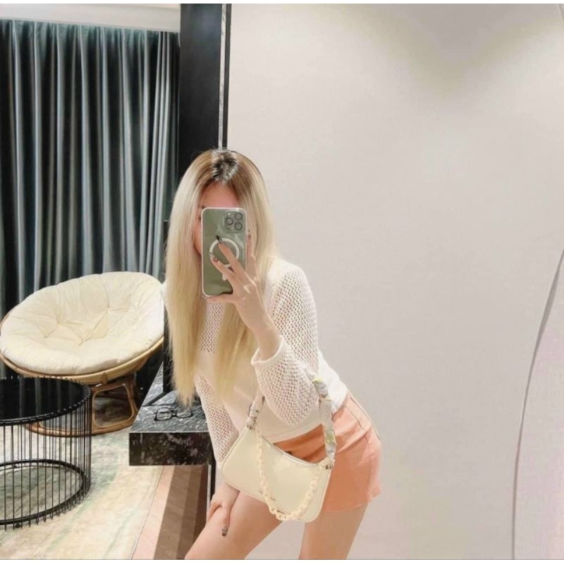 TÚI CHARLES & KEITH KHĂN LỤA