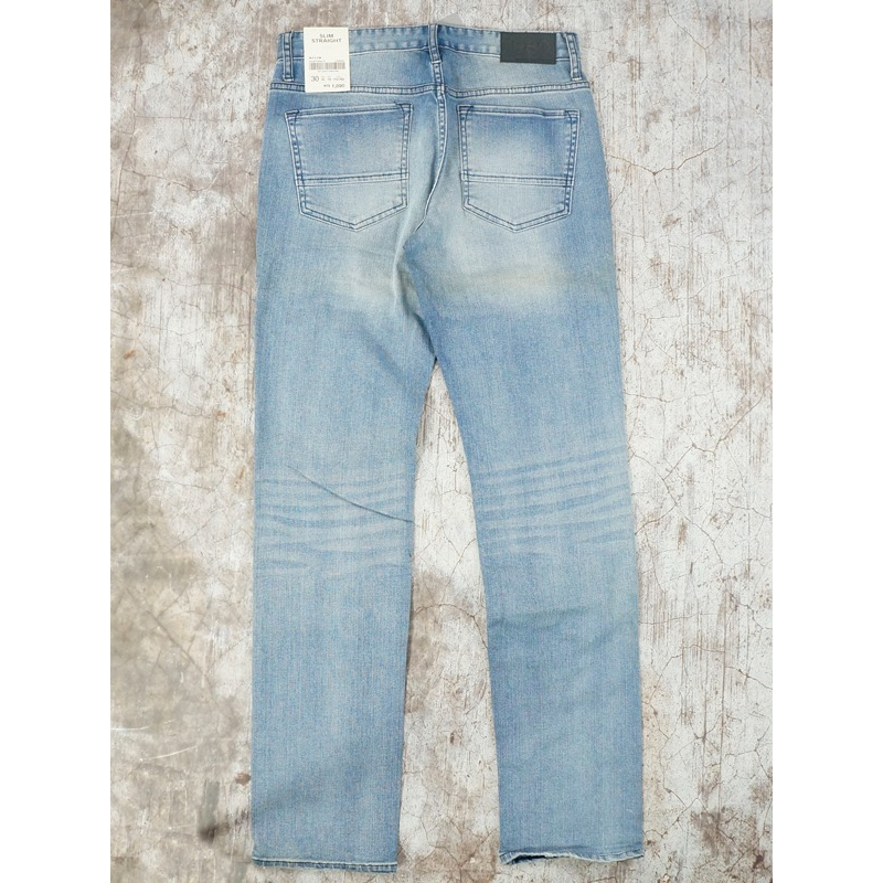 QUẦN JEAN NAM SPAO SLIM STRAIGHT JEANS - SIZE 30