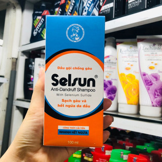 Dầu Gội Chống Gàu Selsun Với 1% Selenium Sulfide 100ml, dầu gội giảm gàu, ngứa da đầu, nấm tóc
