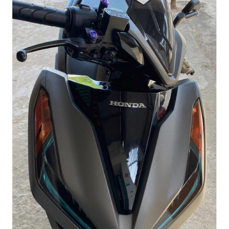 Tem cong honda chữ nổi gắn mặt nạ xe Lead, AirBlade, Sh, Vario