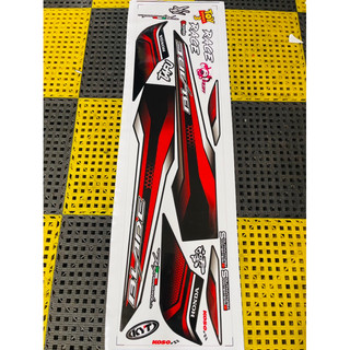 tem blade đỏ đen cho xe đen tem chế