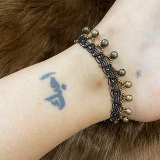 Boho style macrame anklet - Vòng chân/lắc chân macrame handmade style boho