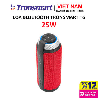 Loa di động không dây ngoài trời tronsmart element t6 công suất 25w, chống nước ipx7,âm thanh vòm 360 độ - chính hãng