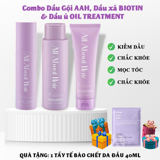 Combo dầu ủ, dầu gội, dầu xả all about hair