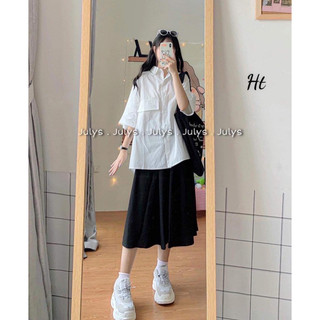 Áo sơ mi nắp túi ngực H2A877