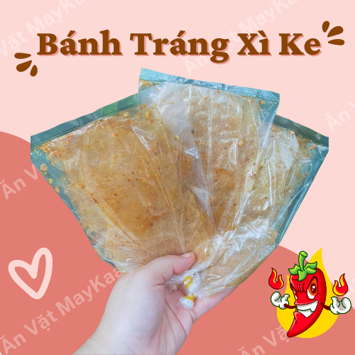 BÁNH TRÁNG XÌ KE 30g Ăn Vặt MayKaa đồ ăn vặt cay hít hà