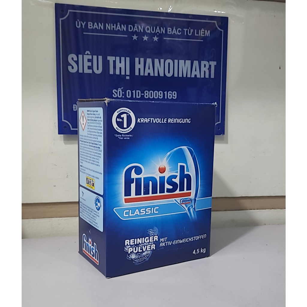 Bột rửa bát Finish 4.5kg chính hãng, bột rửa chén finish 2.5kg