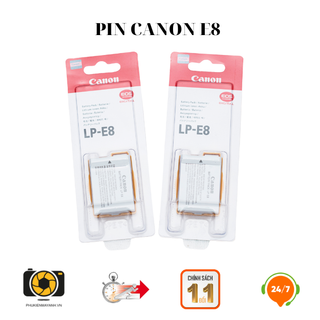 Pin canon lp-e8 1120mah cho thân máy canon 700d, 600d, 650d, 550d