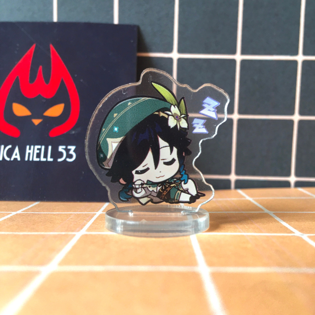 Mô hình standee mini Genshin Impact standee Anime Manga Game Genshin Impact 3cm Acrylic