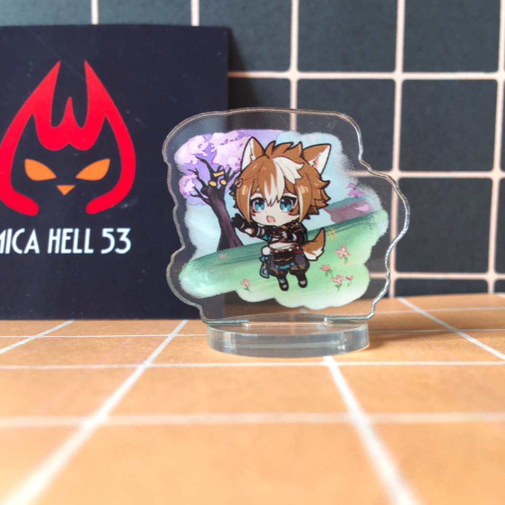 Mô hình standee mini Genshin Impact standee Anime Manga Game Genshin Impact 3cm Acrylic