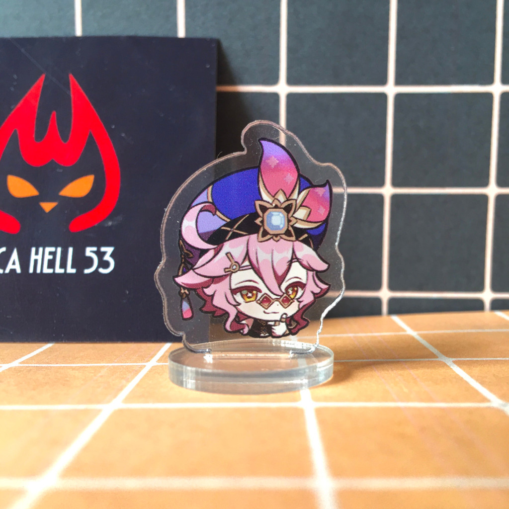Mô hình standee mini Genshin Impact standee Anime Manga Game Genshin Impact 3cm Acrylic