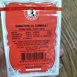 Dầu Thái Lan đỏ nhập khẩu 7cc