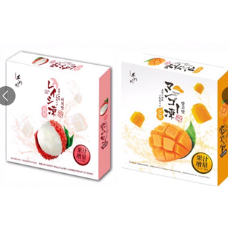 Hộp thạch trái cây xoài, đào Litchi Jelly 400g - Đài Loan