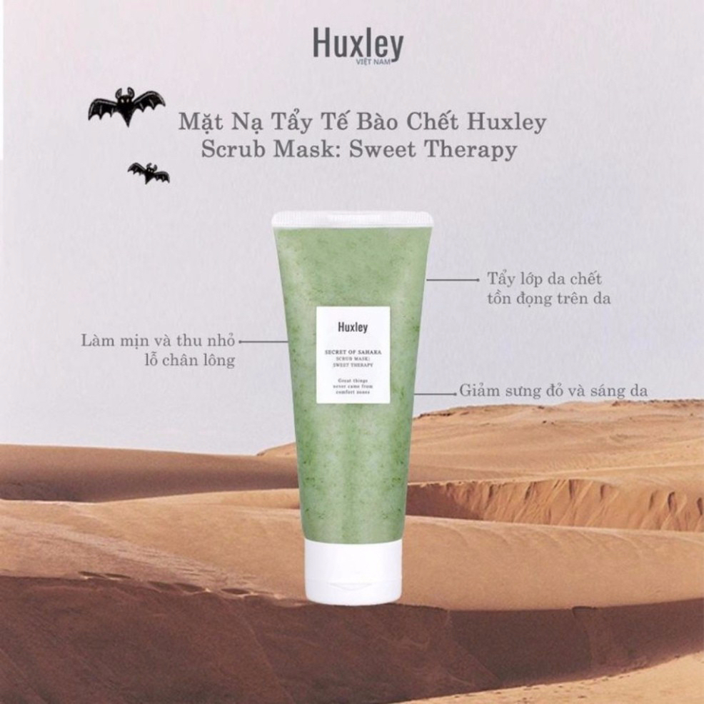 Mặt Nạ Tẩy Tế Bào Chết Huxley Scrub Mask - Sweet Therapy 30g