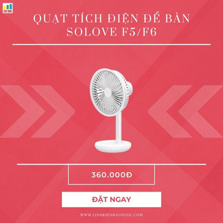 Quạt để bàn tích điện F5 Mumuji | Qisolove