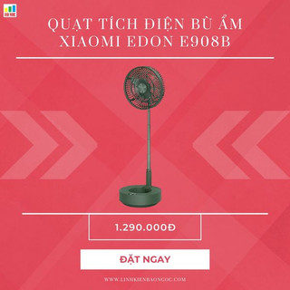 Quạt tích điện thông minh xiaomi edon e908b
