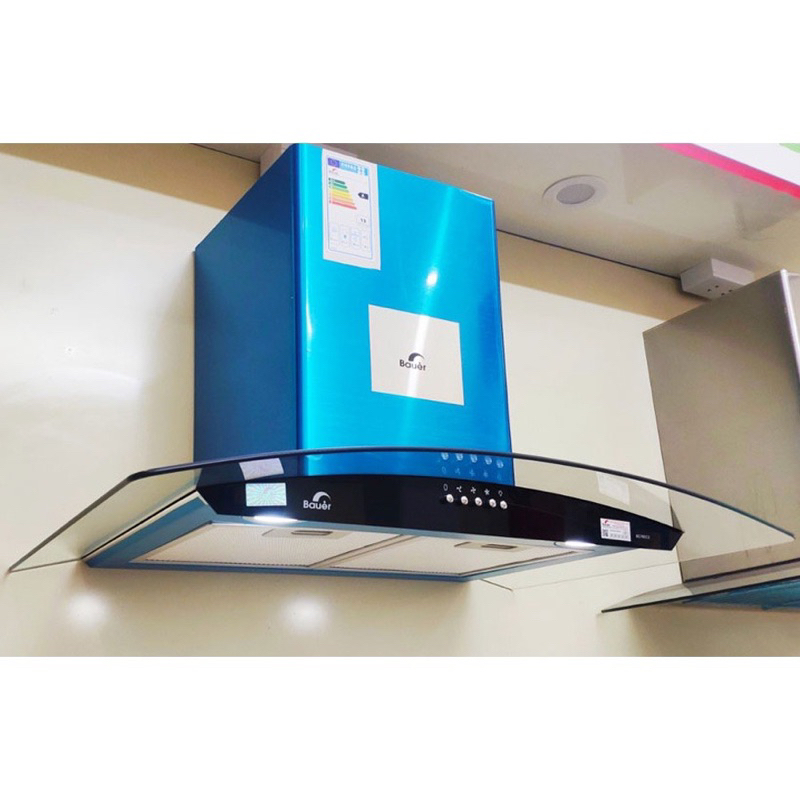 Máy hút mùi kính cong Bauer BC 70EC2 Hút mùi nhà bếp Bảo hành chính hãng Bauer 2 năm toàn quốc