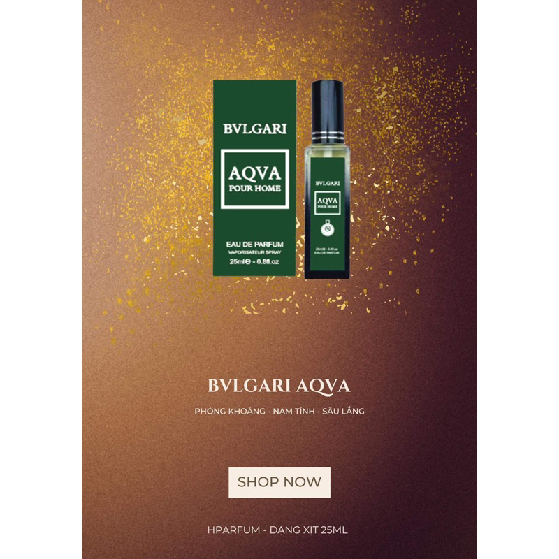 Nước hoa Hparfume AQVA thơm lâu 12h