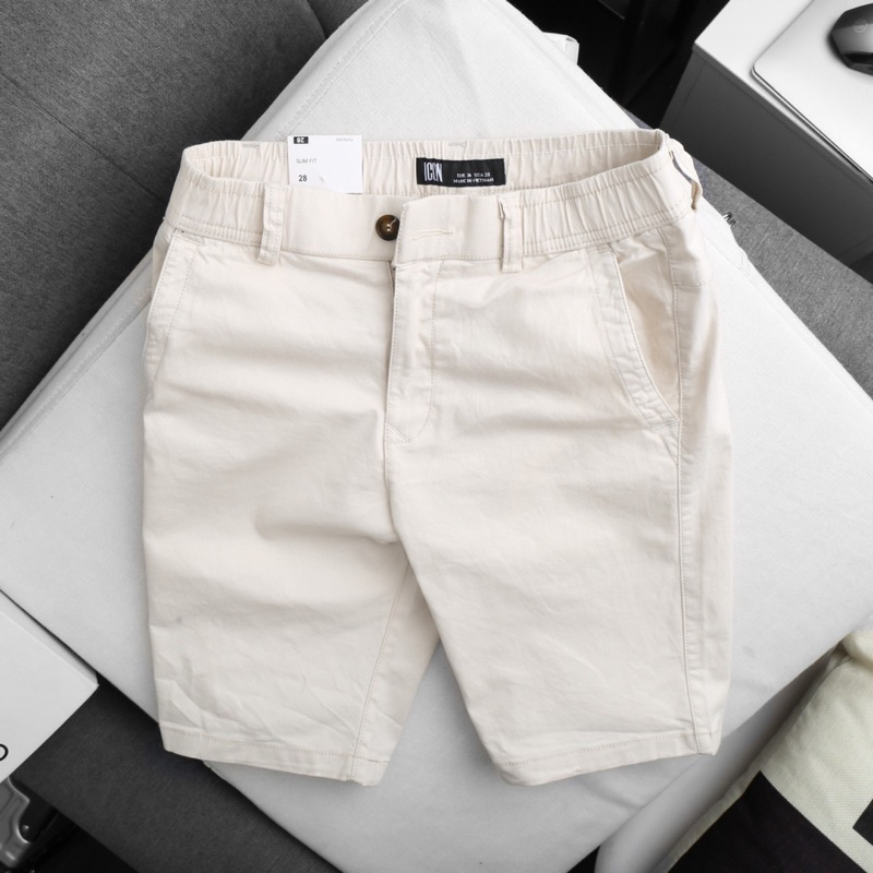 Quần Short nam kaki đẹp cao cấp co giãn mẫu mới, lưng chun dây kéo