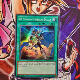 Thẻ bài Yugioh chính hãng | The Melody of Awakening Dragon | CROS Super Rare.