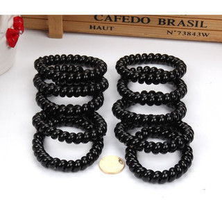 Cột tóc lò xo màu đen