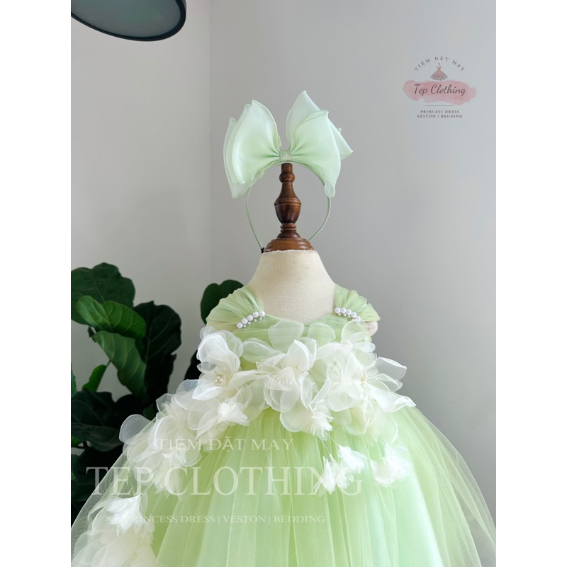 𝑴𝑼𝑮𝑼𝑬𝑻 Đầm Công Chúa Thiết Kế Cho Bé Gái By Tep Clothing - Hình thật Tep Chụp