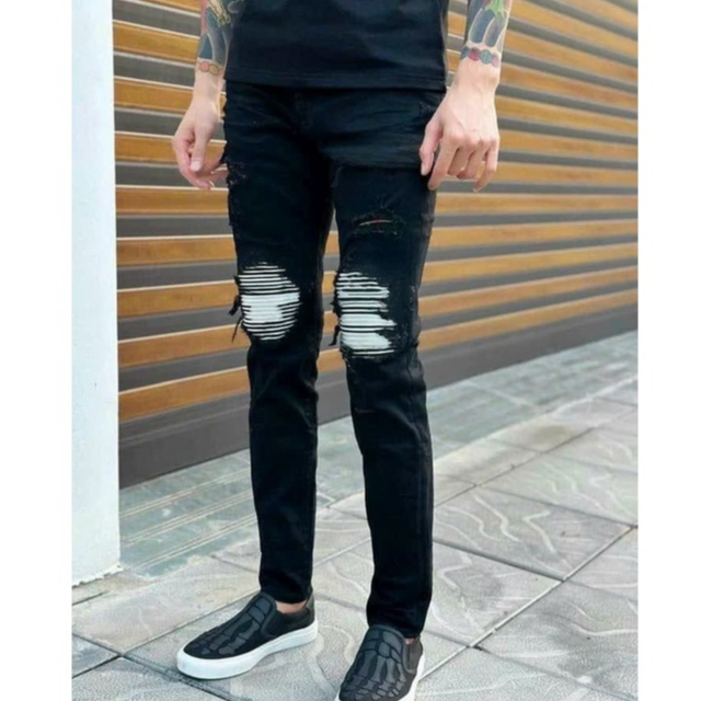 Quần Jean Nam xám trơn Quần bò nam Cao Cấp