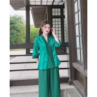 ĐỒ LAM ĐI LỄ CHÙA=-BL GẤM LỤA