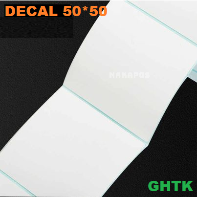 Tem GHTK 50x50 mm - Decal Nhiệt 5x5 cm In Đơn Hàng GHTK